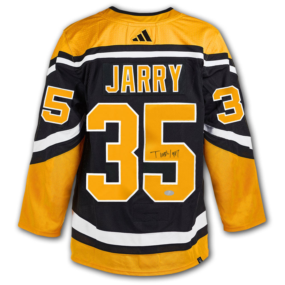 Tristan Jarry Pittsburgh Penguins Reverse Retro Adidas Pro Autographed Jersey