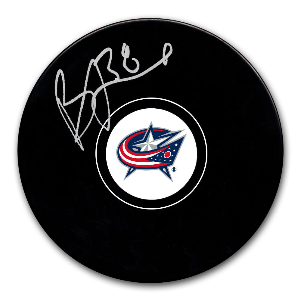 Boone Jenner Columbus Blue Jackets Rondelle autographiée