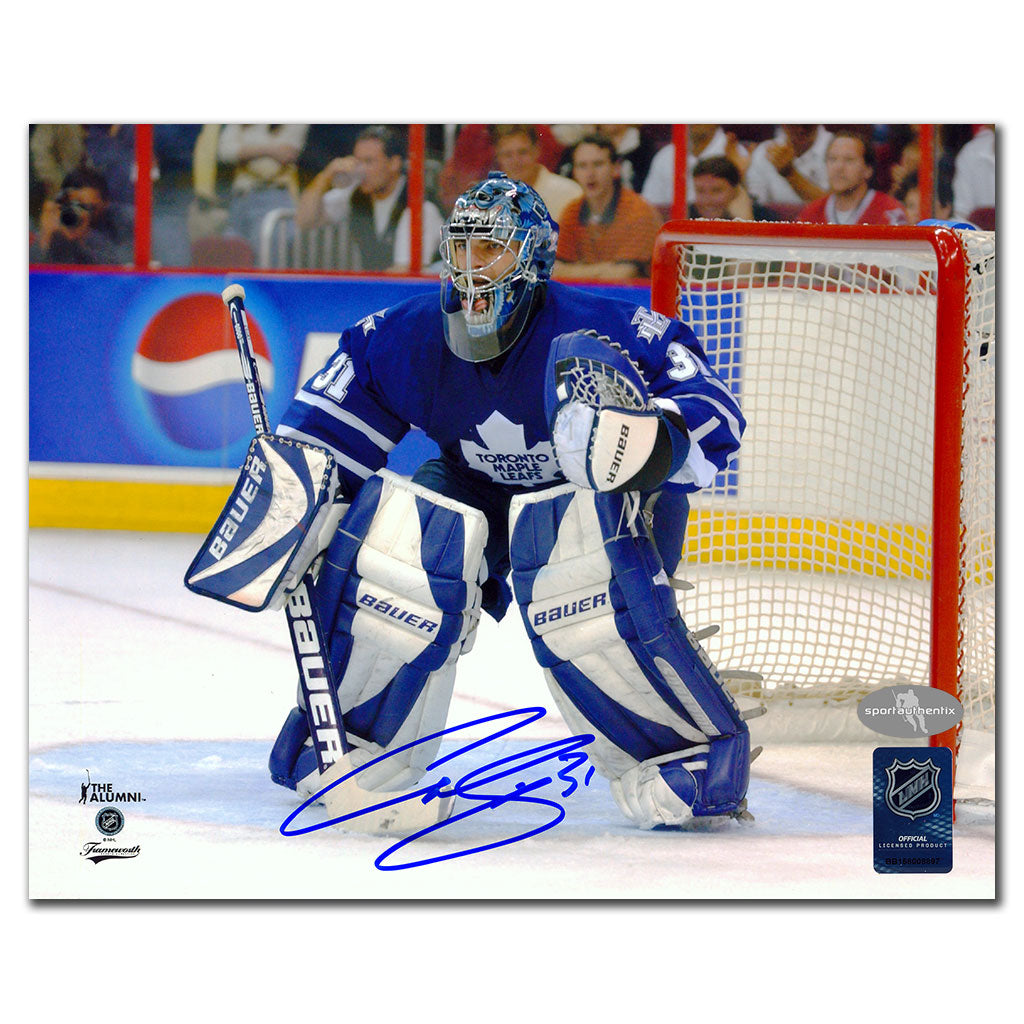 Curtis Joseph Toronto Maple Leafs ACTION Autographed 8x10