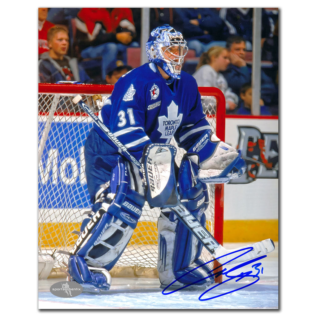 Curtis Joseph Toronto Maple Leafs CUTTING DOWN THE ANGLE Autographed 8x10