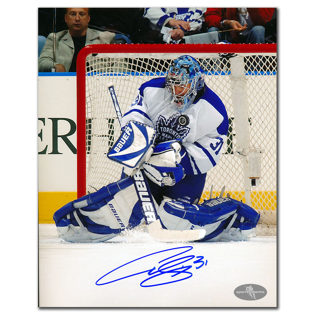 Curtis Joseph Toronto Maple Leafs BIG SAVE Autographed 8x10