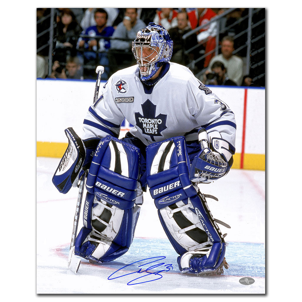 Curtis Joseph Toronto Maple Leafs ACTION Autographed 16x20