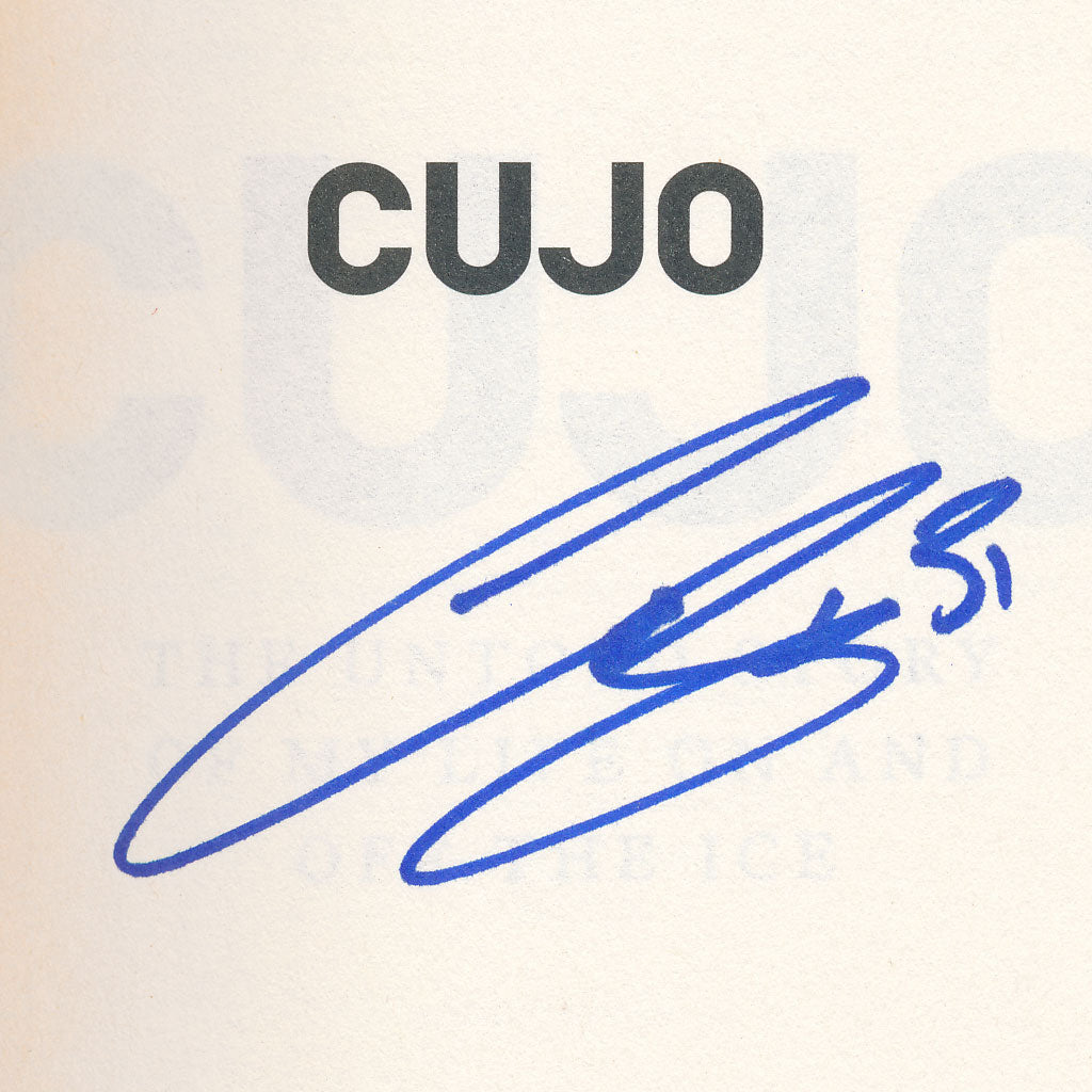 Curtis Joseph CUJO The Untold Story Of My Life On & Off The Ice Signed Softcover Book