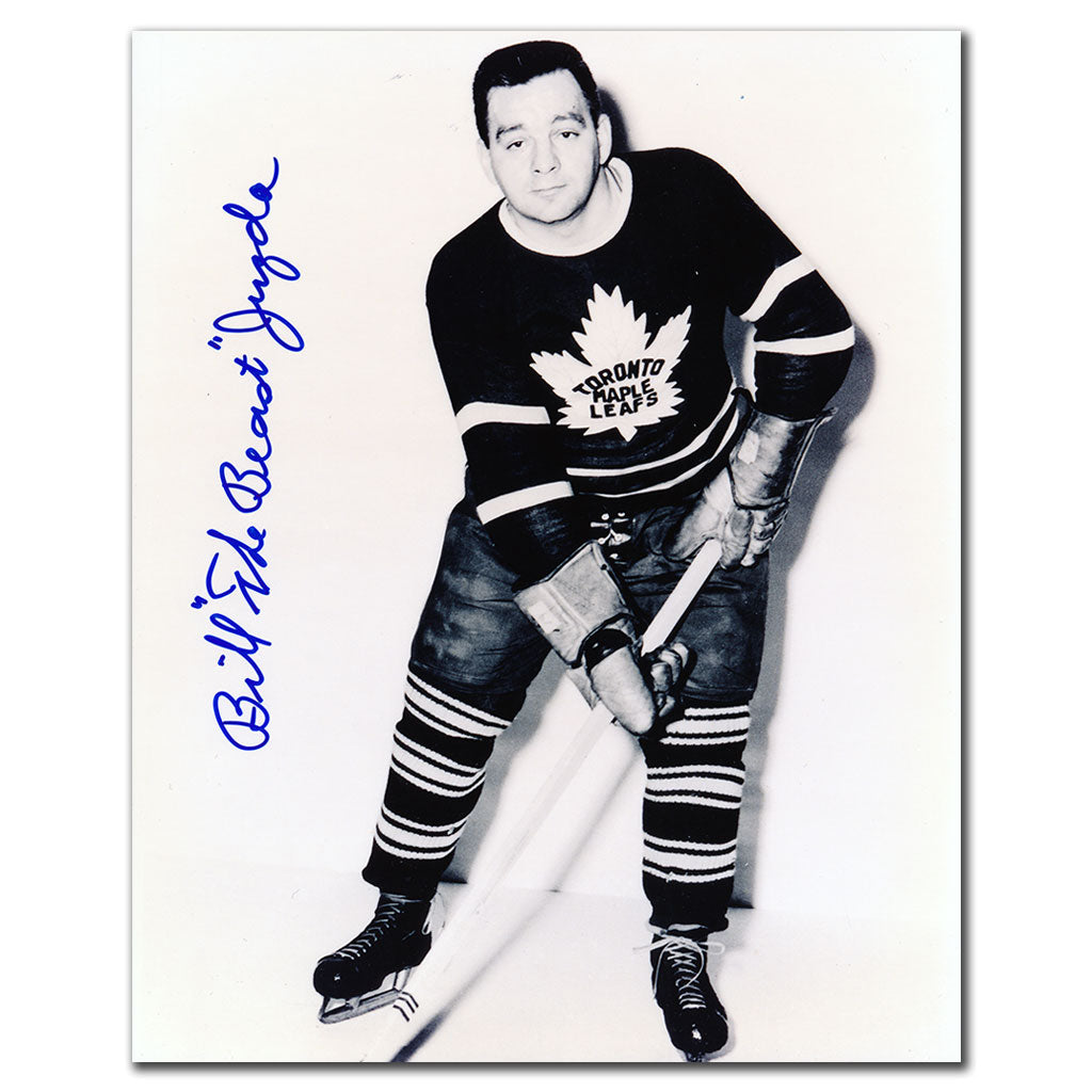 Bill Juzda Toronto Maple Leafs THE BEAST Autographed 8x10 Photo