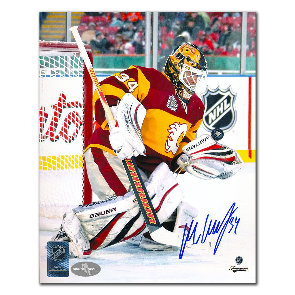 Miikka Kiprusoff Calgary Flames 2009 Winter Classic Autographed 8x10
