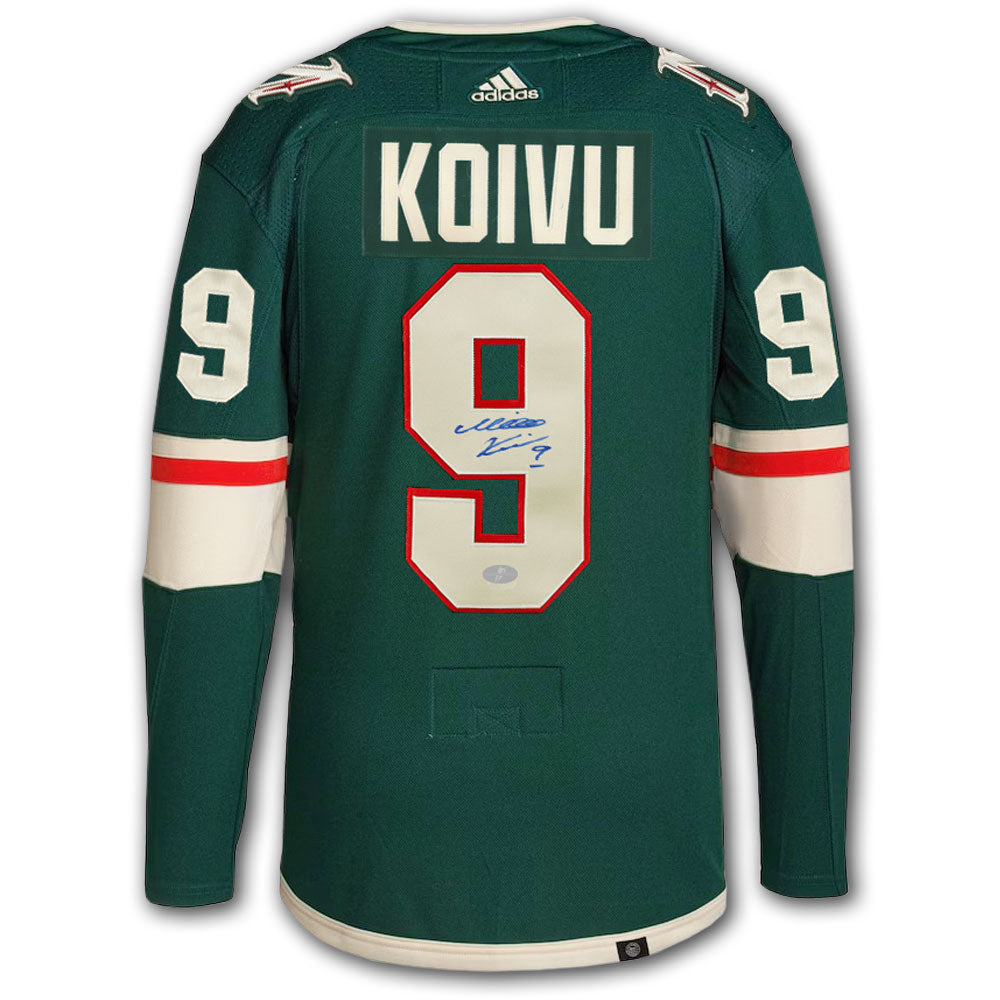 Mikko Koivu Minnesota Wild Adidas Pro Autographed Jersey