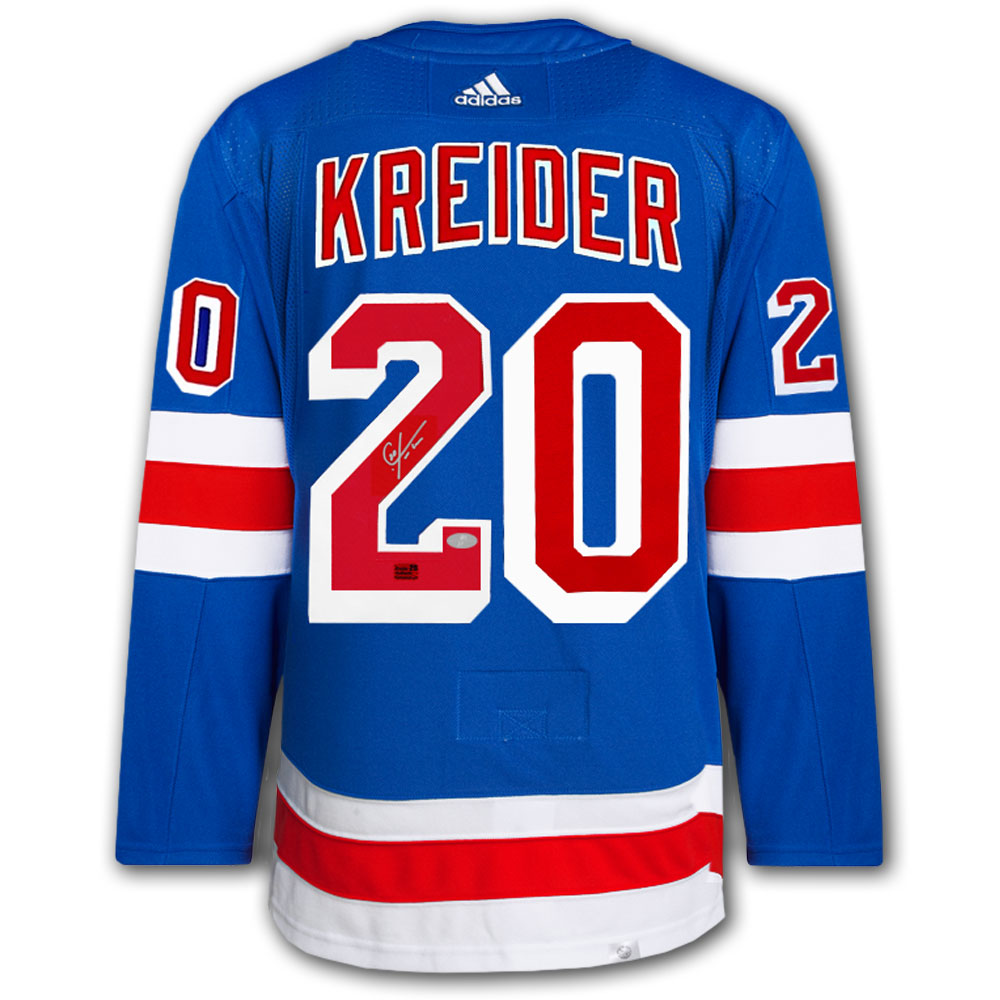 Chris Kreider New York Rangers Adidas Pro Autographed Jersey
