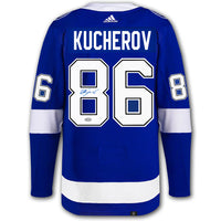 Nikita Kucherov Tampa Bay Lightning Adidas Pro Autographed Jersey