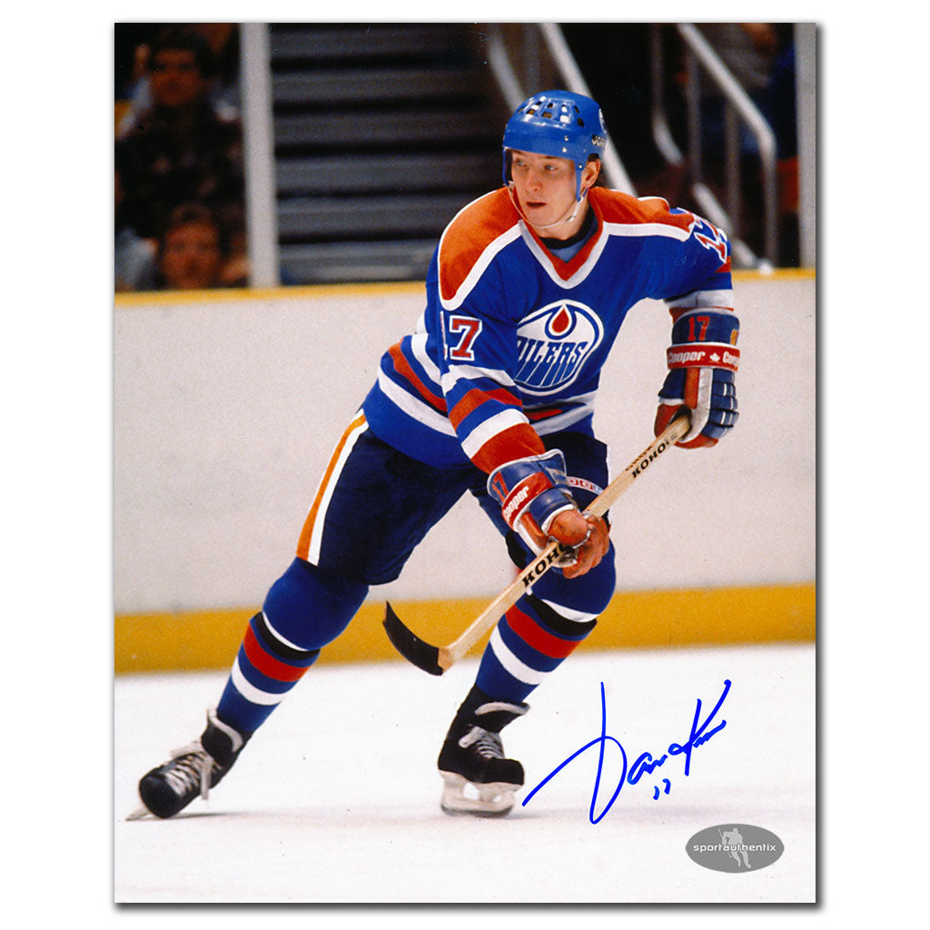 Jari Kurri Edmonton Oilers PLAYMAKER Autographed 8x10