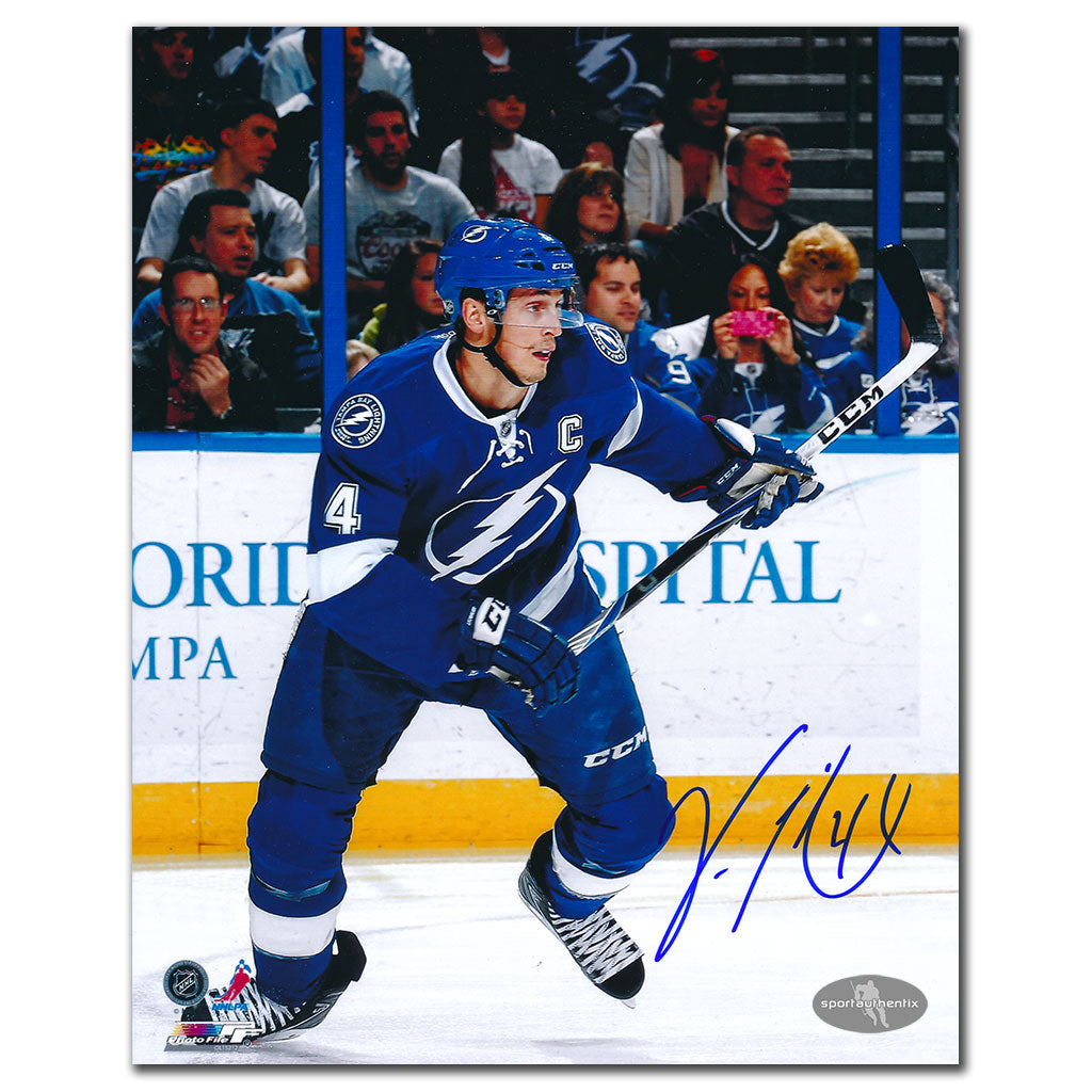 Vincent Lecavalier Tampa Bay Lightning ACTION Autographed 8x10