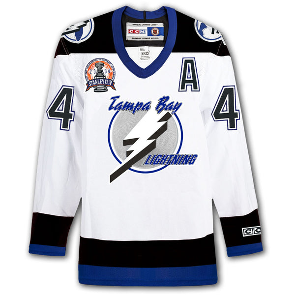 Vincent Lecavalier Tampa Bay Lightning 2004 Stanley Cup CCM Autographed Jersey