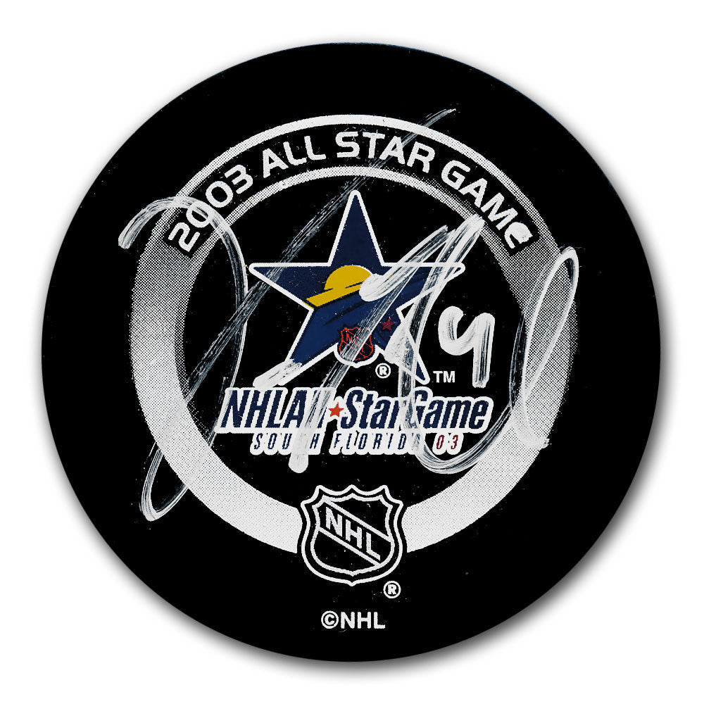 Vincent Lecavalier 2003 NHL All-Star Game Autographed Official Game Puck