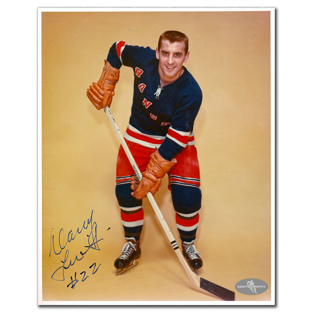 Danny Lewicki New York Rangers Autographed 8x10