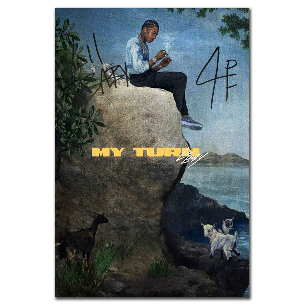 Lil Baby MY TURN Signed 18x24 Lithograph Poster