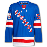 Ryan Lindgren New York Rangers Adidas Pro Autographed Jersey