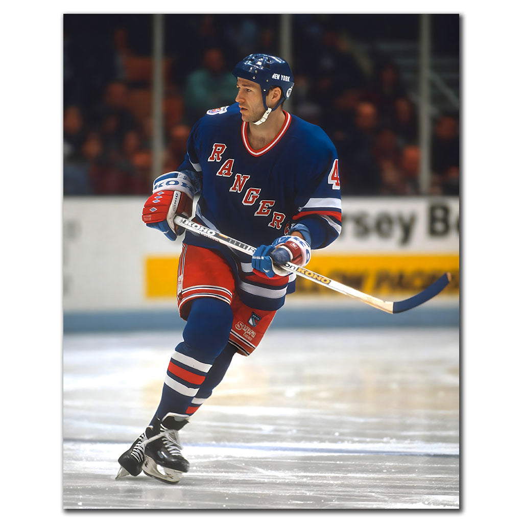 Marcel Dionne Pre-Order New York Rangers Autographed Puck - SportAuthentix