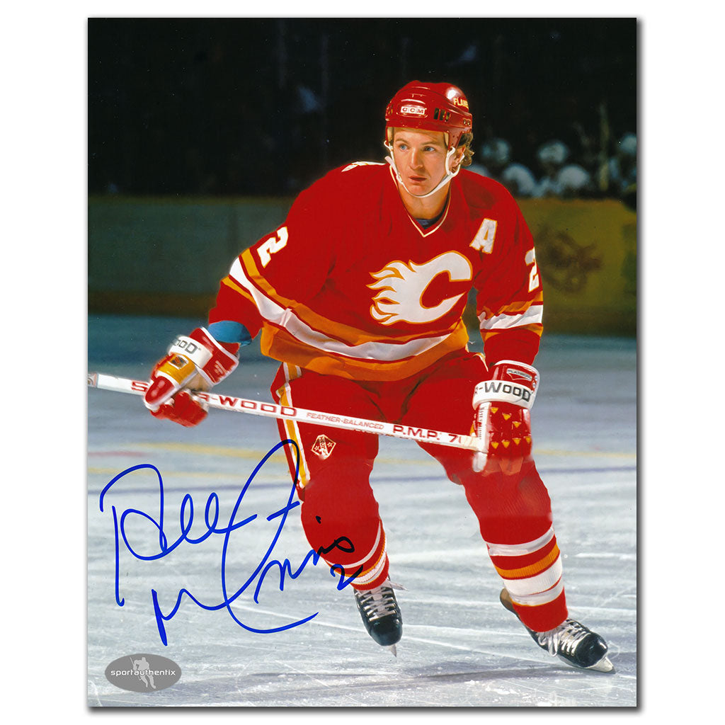 Al MacInnis Calgary Flames RUSH Autographed 8x10