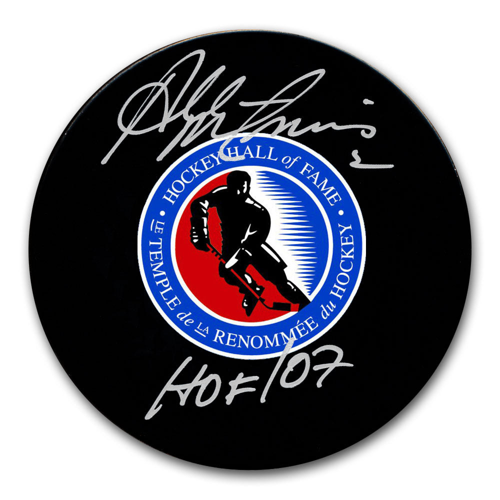 Al MacInnis Hockey Hall of Fame HOF Autographed Puck