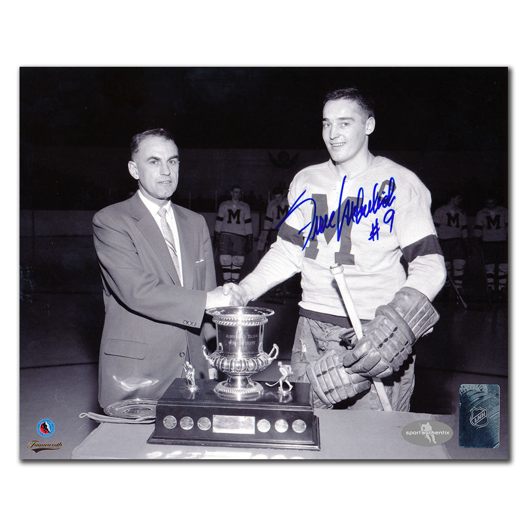 Frank Mahovlich Toronto St. Michaels Majors Red Tilson Trophy Autographed 8x10