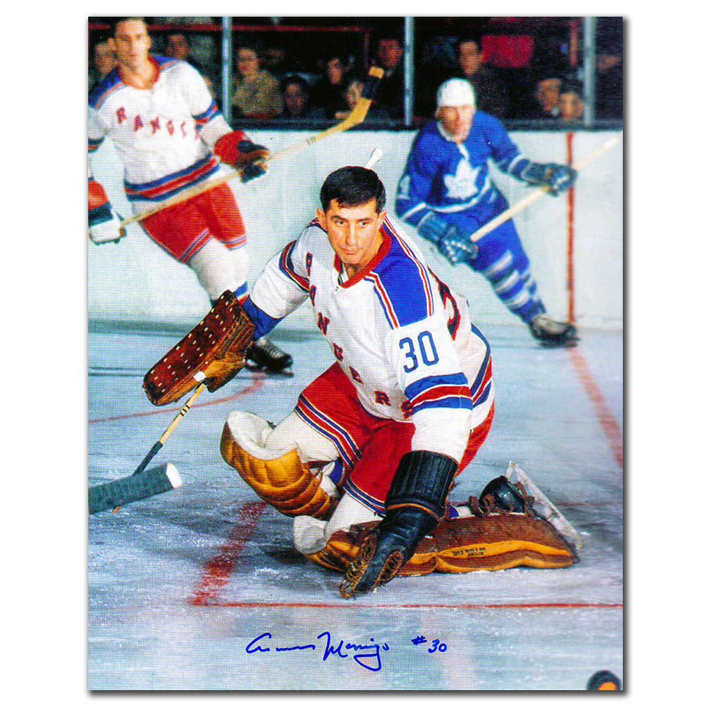 Cesare Maniago New York Rangers Autographed 8x10