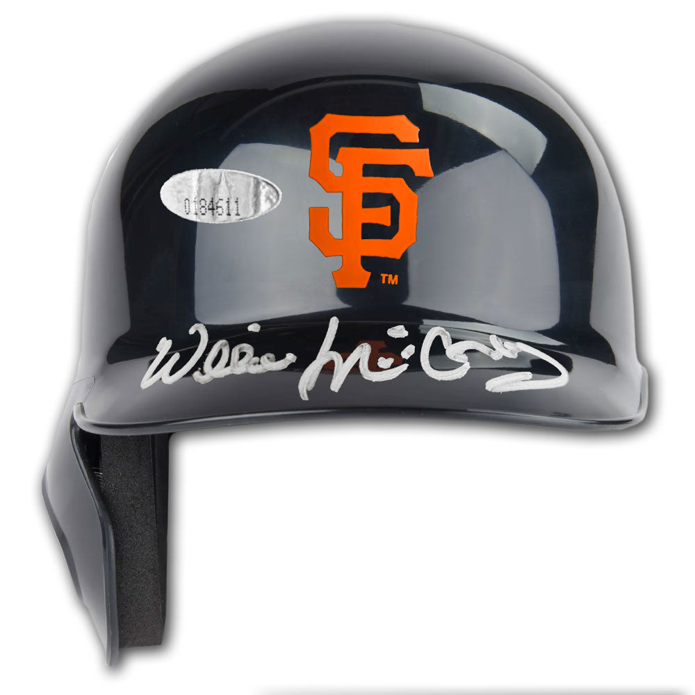 Willie McCovey San Francisco Giants Autographed Mini Batting Helmet