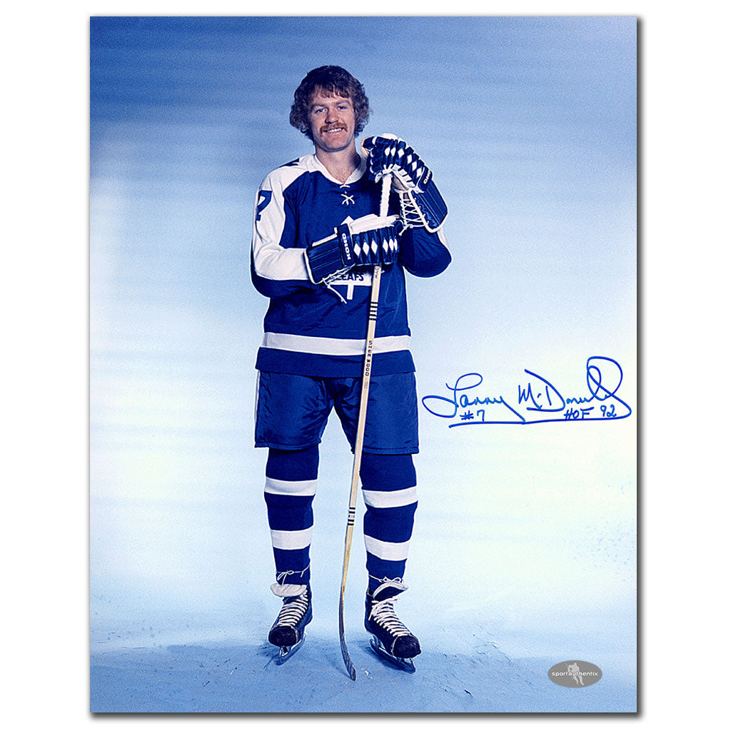 Lanny McDonald Toronto Maple Leafs HOF Autographed 11x14 Photo