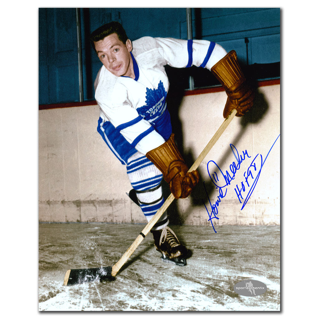 Howie Meeker Toronto Maple Leafs HOF Autographed 8x10 Photo