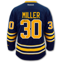 Ryan Miller Buffalo Sabres Reebok RBK Premier Autographed Jersey