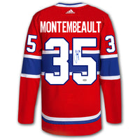 Sam Montembeault Montreal Canadiens Adidas Autographed Jersey