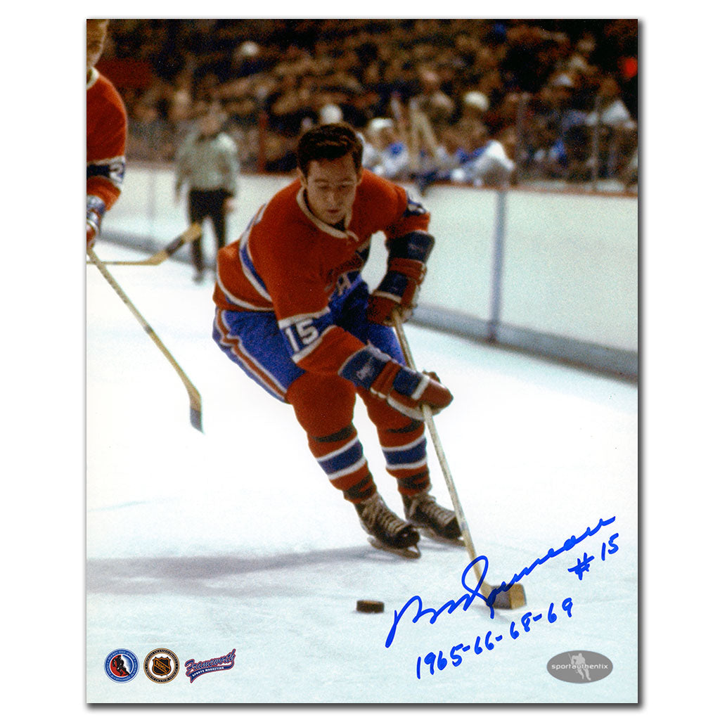 Bobby Rousseau Montreal Canadiens Autographed 8x10 Photo