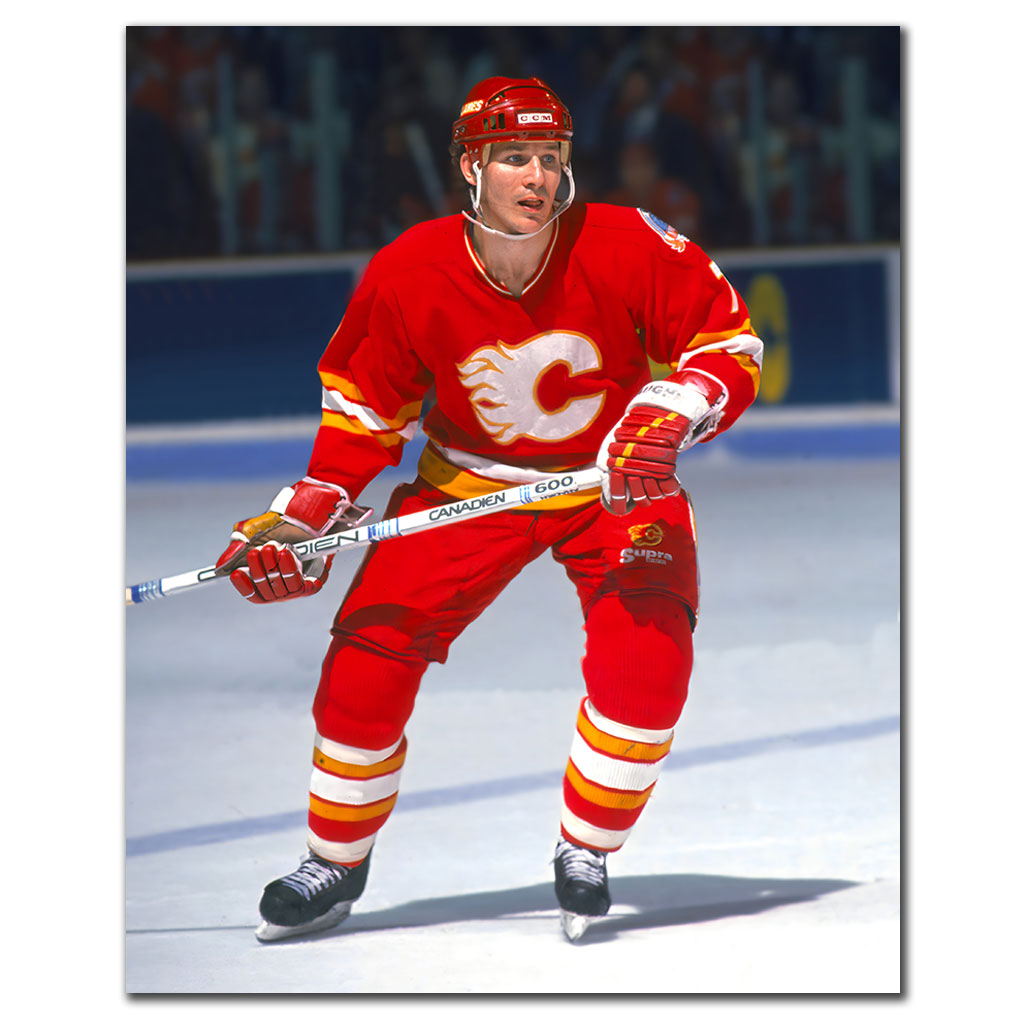 Joe Mullen Pre-Order Calgary Flames Autographed 8x10 (1)