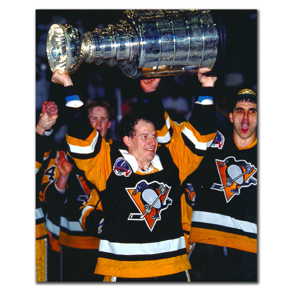 Joe Mullen Pre-Order Pittsburgh Penguins Autographed 8x10 (3)