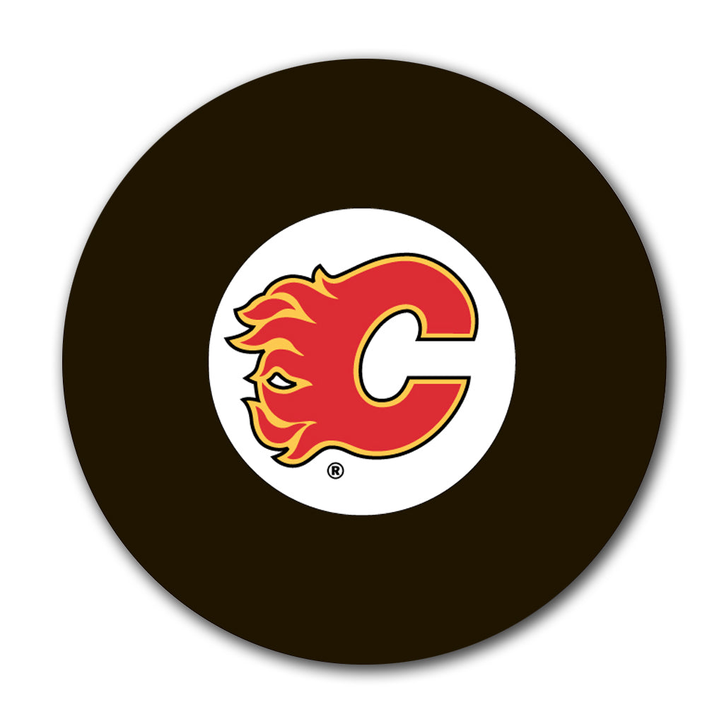 Joe Mullen Pre-Order Calgary Flames Autographed Puck