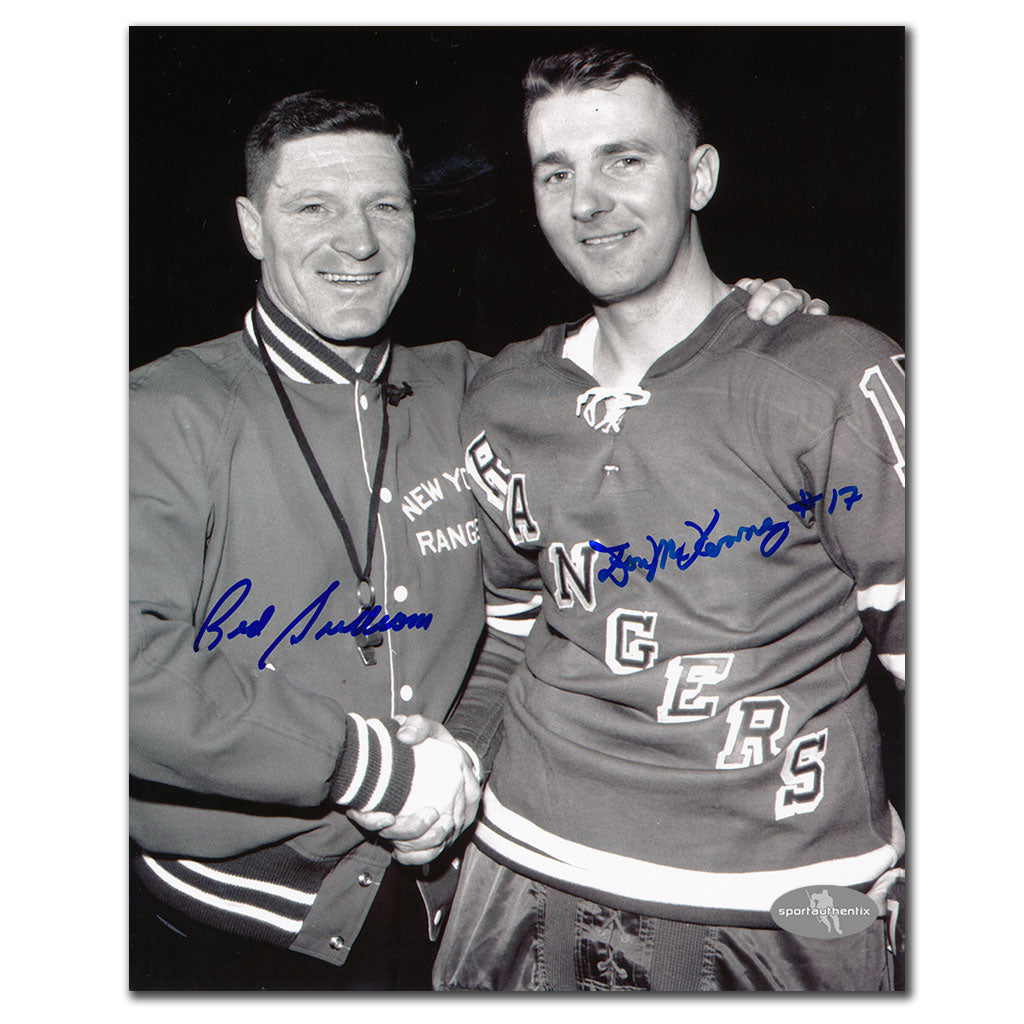 Red Sullivan & Don McKenney New York Rangers Dual Autographed 8x10 Photo