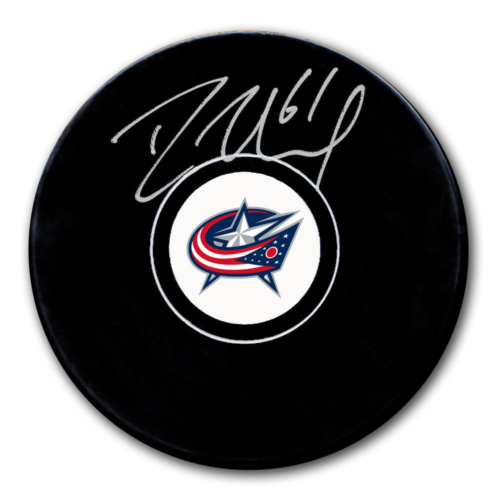 Rick Nash Columbus Blue Jackets Autographed Puck