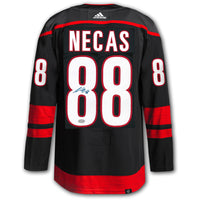 Martin Necas Carolina Hurricanes Adidas Pro Autographed Jersey