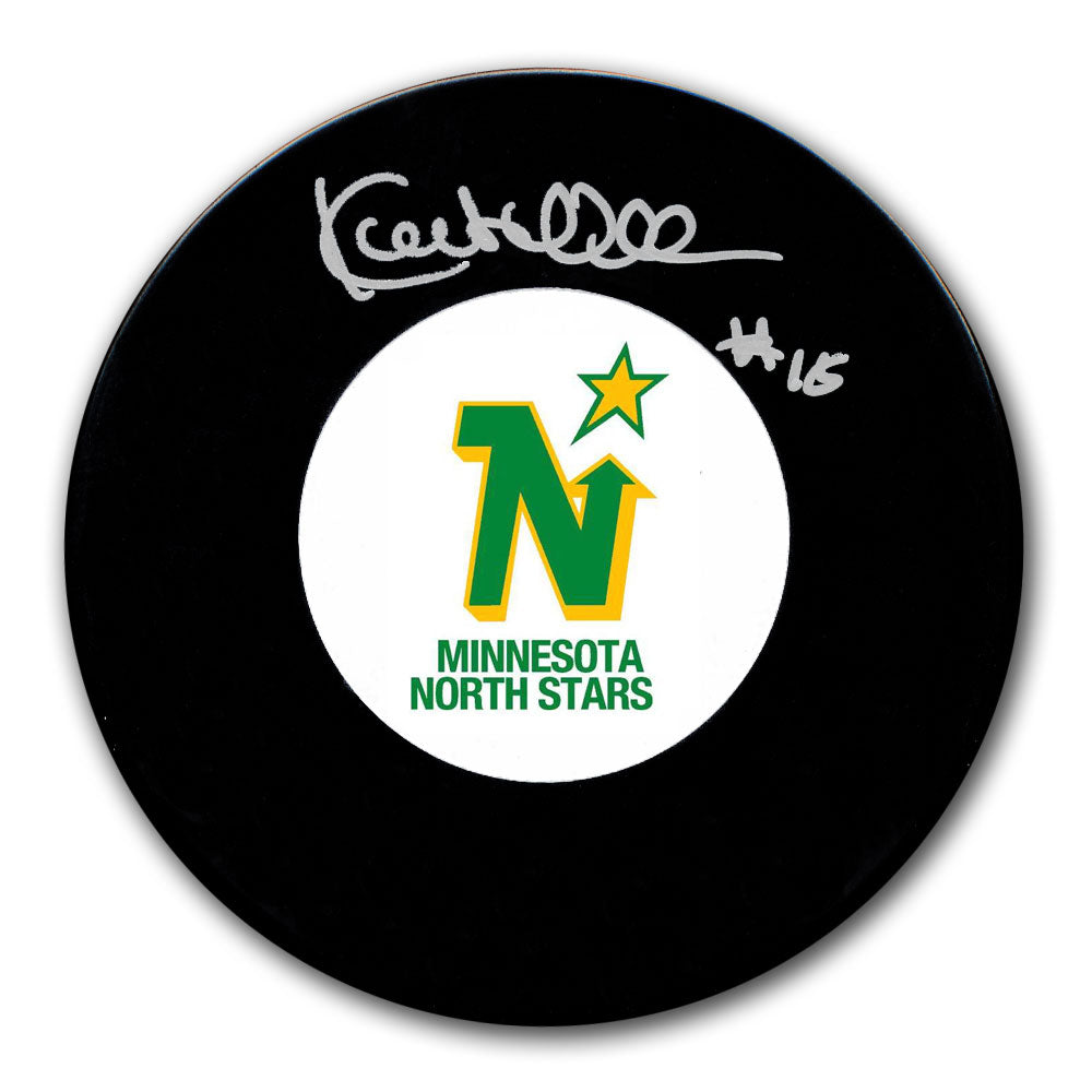 Kent Nilsson Minnesota North Stars Autographed Puck