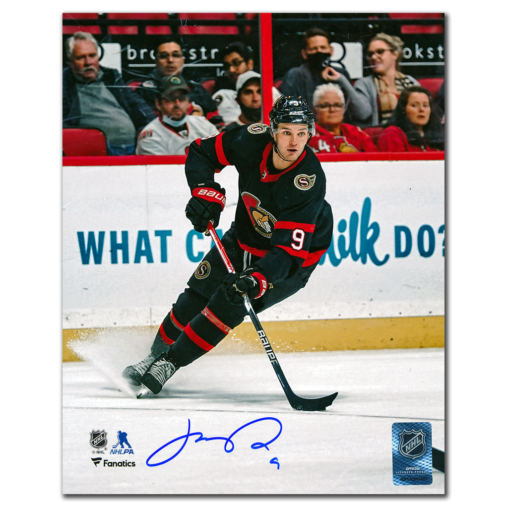 Josh Norris Ottawa Senators RUSH Autographed 8x10