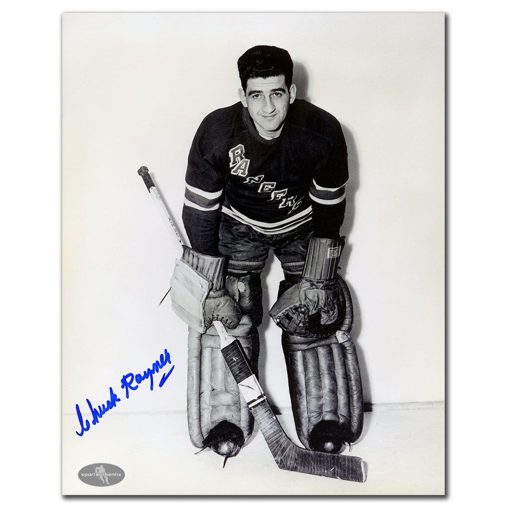 Chuck Rayner New York Rangers Autographed 8x10 Photo