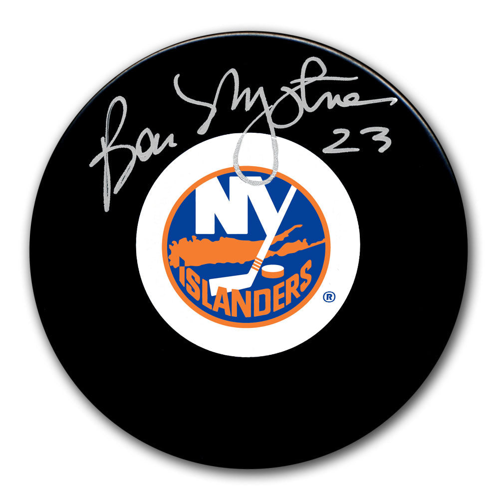 Rondelle autographiée des Islanders de New York par Bob Nystrom