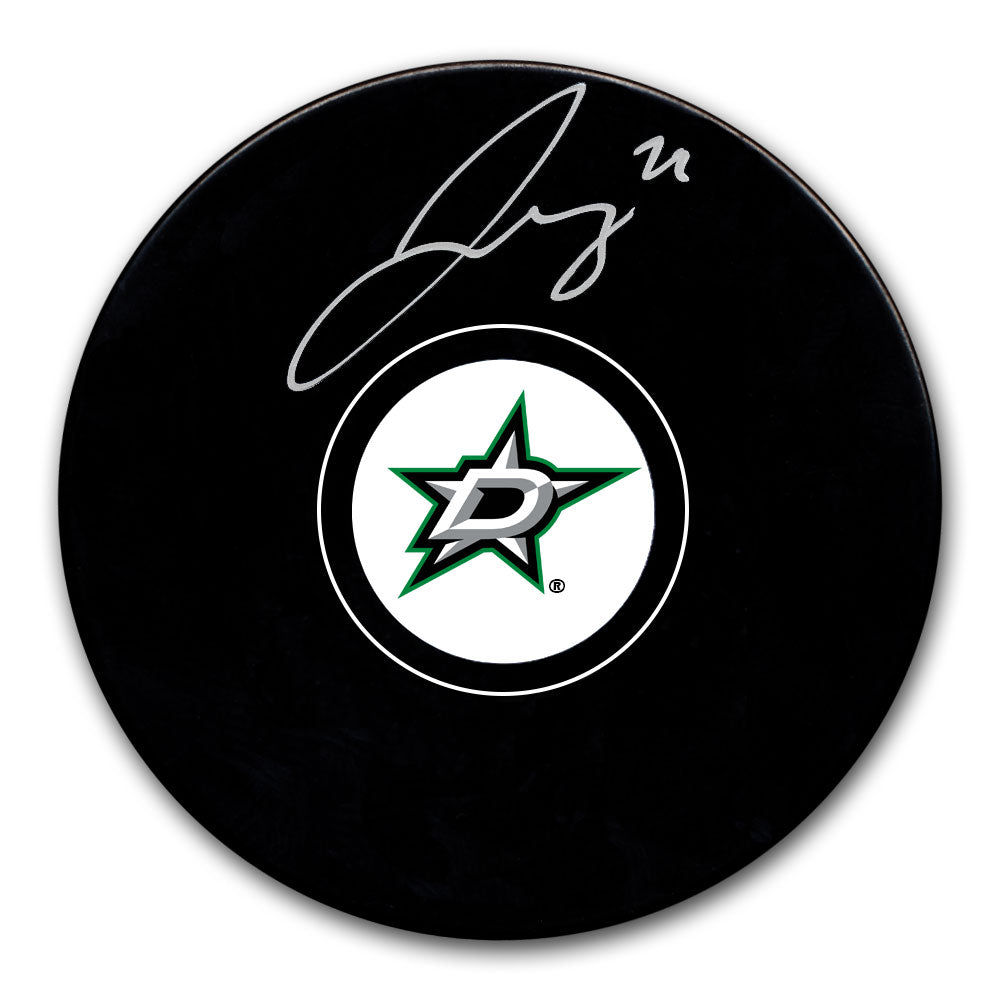 Jake Oettinger Rondelle autographiée des Stars de Dallas