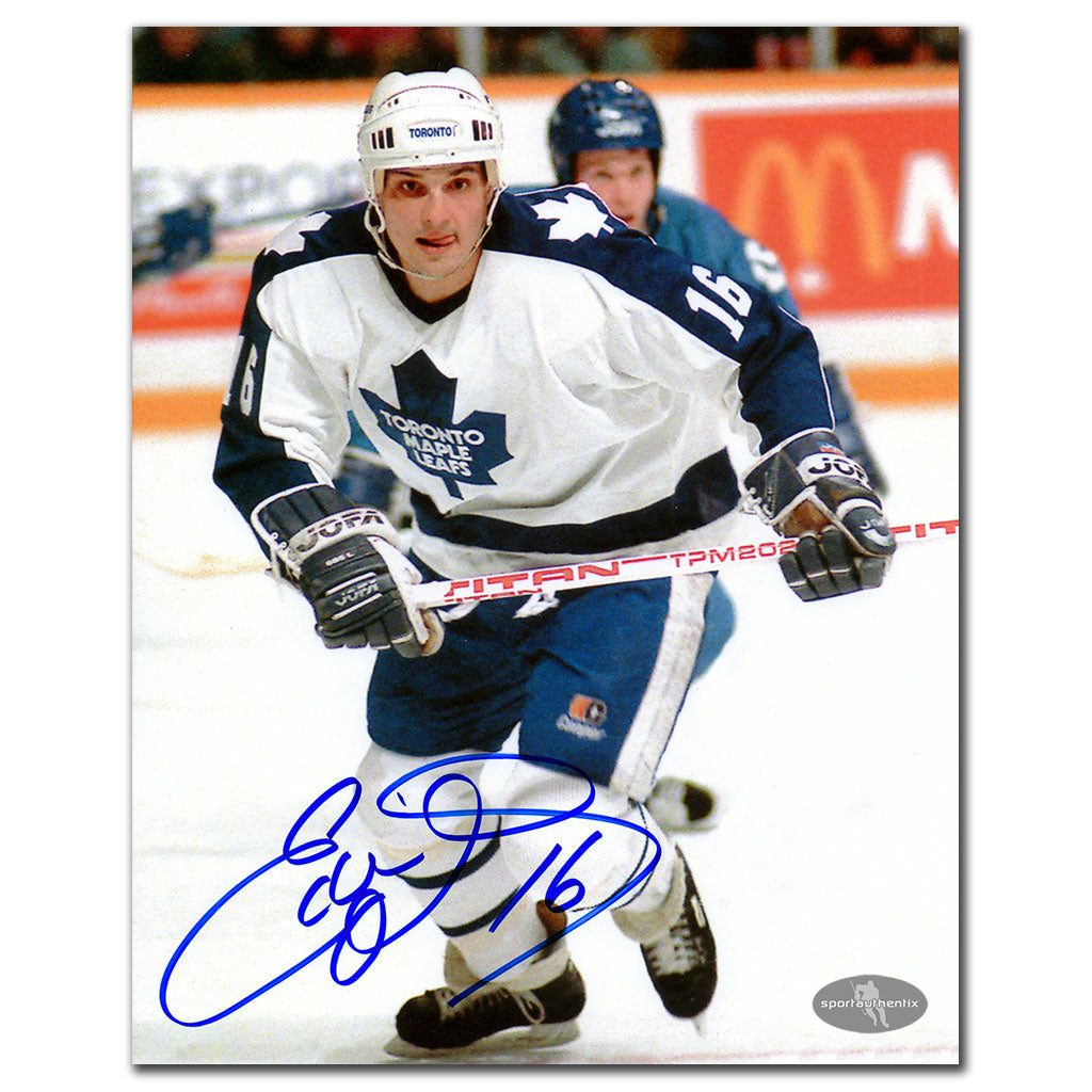 Ed Olczyk Toronto Maple Leafs Autographed 8x10