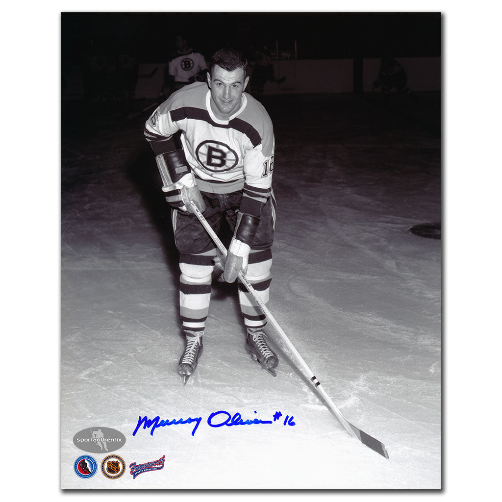 Murray Oliver Boston Bruins Autographed 8x10 Photo