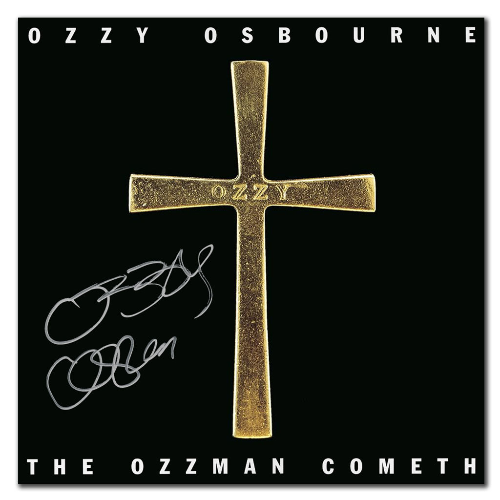 Ozzy Osbourne THE OZZMAN COMETH Signed 12x12 Flat – Sport Authentix Inc