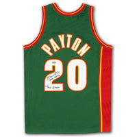 Gary Payton Seattle SuperSonics HOF The Glove Mitchell & Ness Autographed Jersey