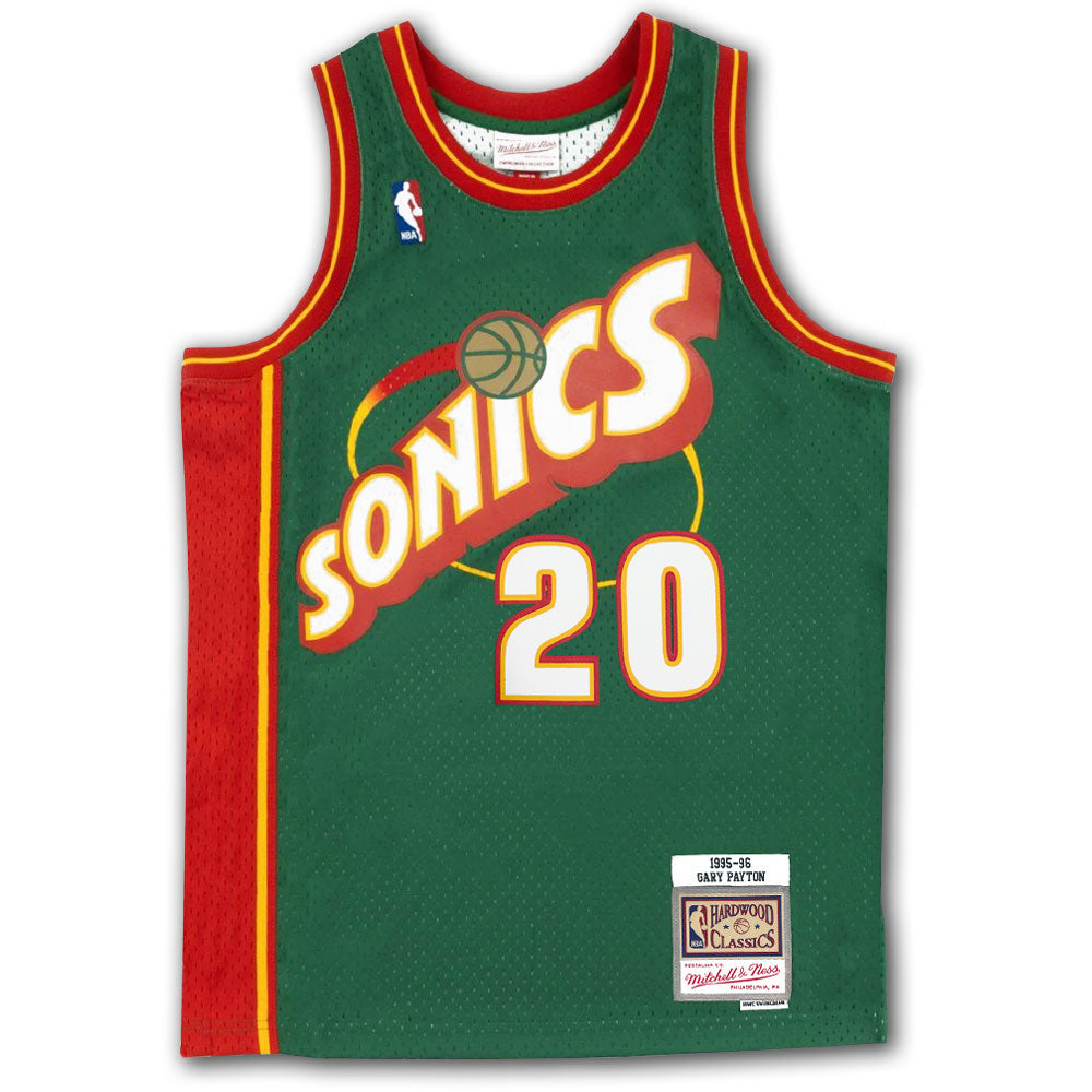 Gary Payton Seattle SuperSonics HOF The Glove Mitchell & Ness Autographed Jersey