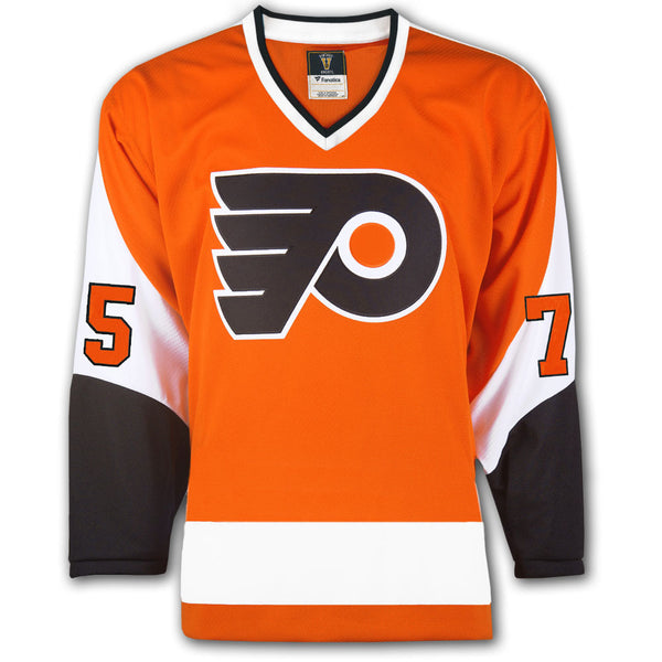 Philadelphia Flyers 1975 Stanley Cup Fanatics Vintage Autographed Jersey Signed By 10