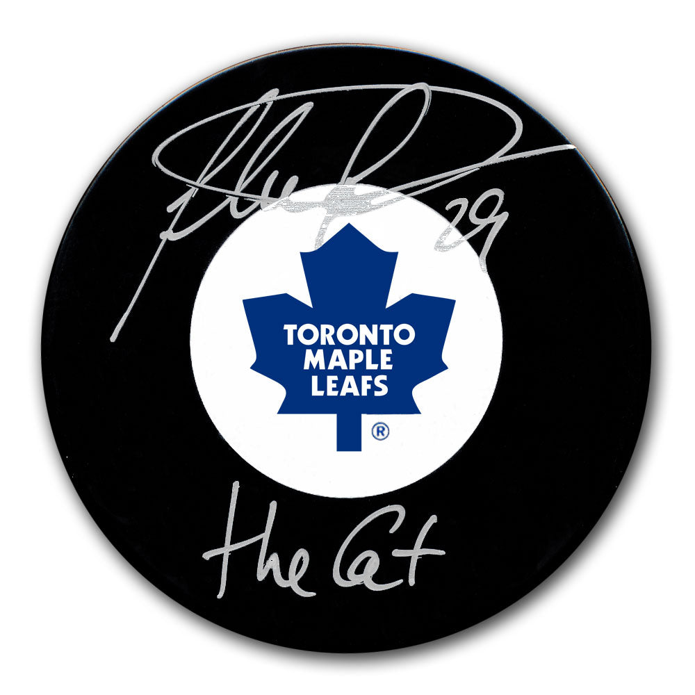 Felix Potvin Toronto Maple Leafs THE CAT Autographed Puck