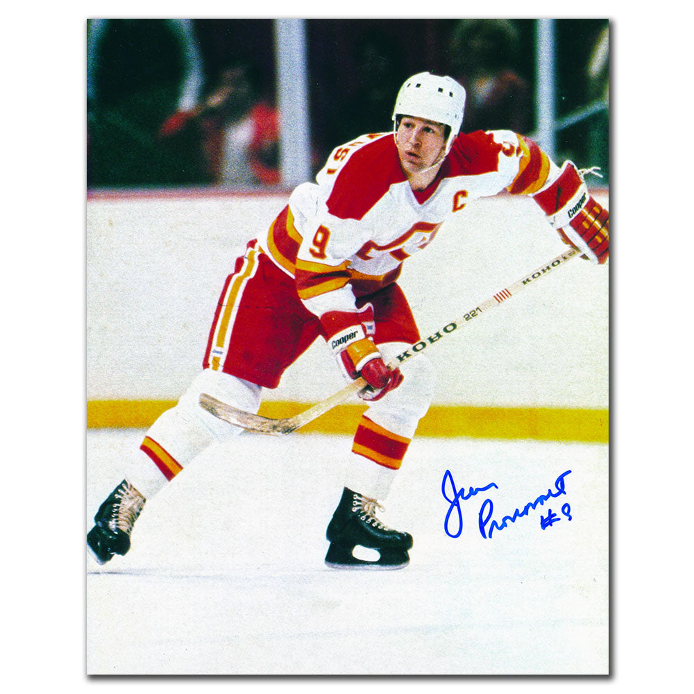 Jean Pronovost Atlanta Flames CAPTAIN Autographed 8x10