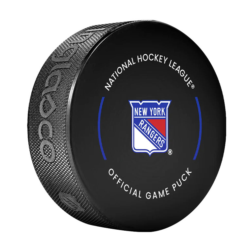 Jean Ratelle Pre-Order New York Rangers Autographed Official Game Puck